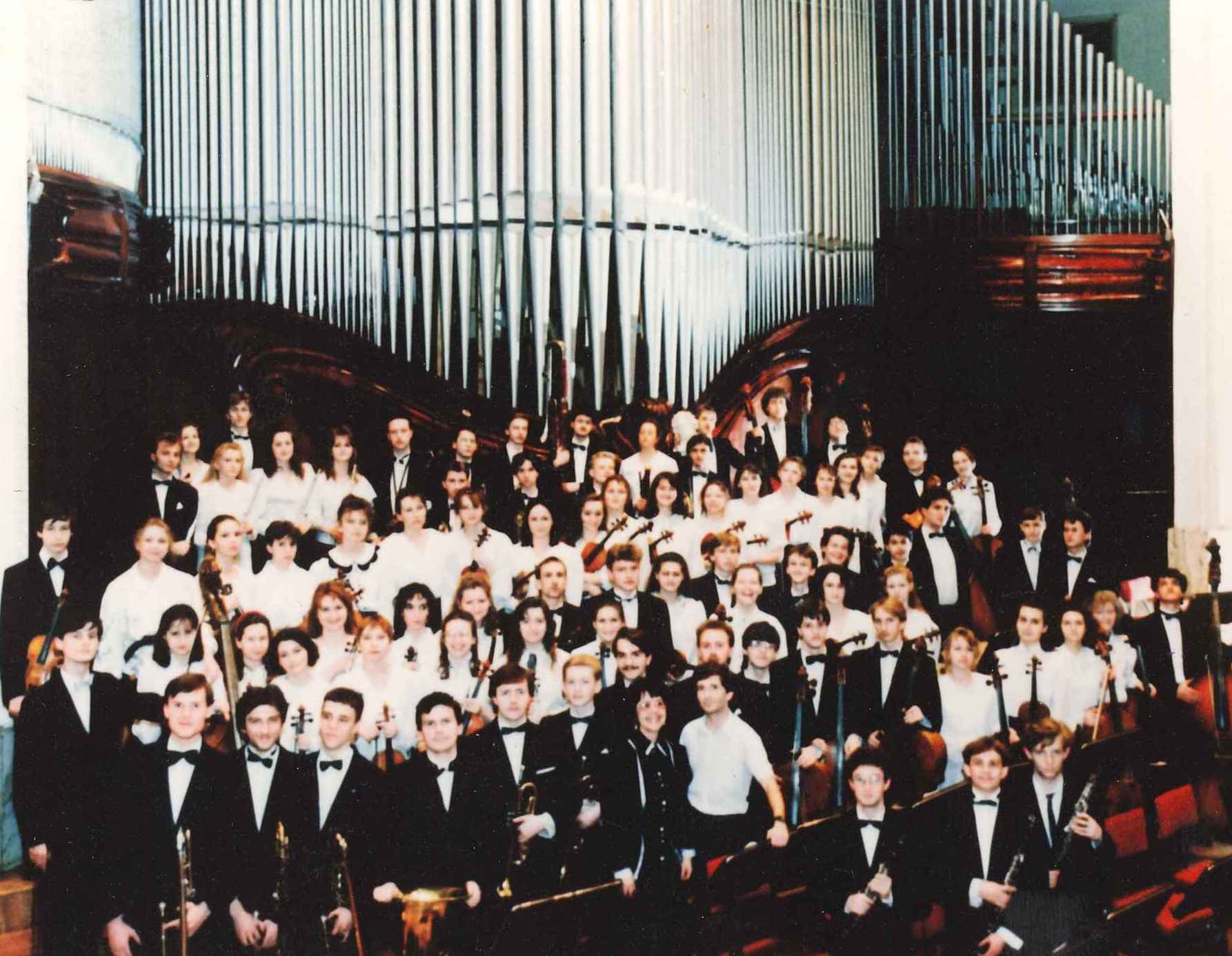 Po pierwszym koncercie w filharmonii Narodowej (marzec 1992)