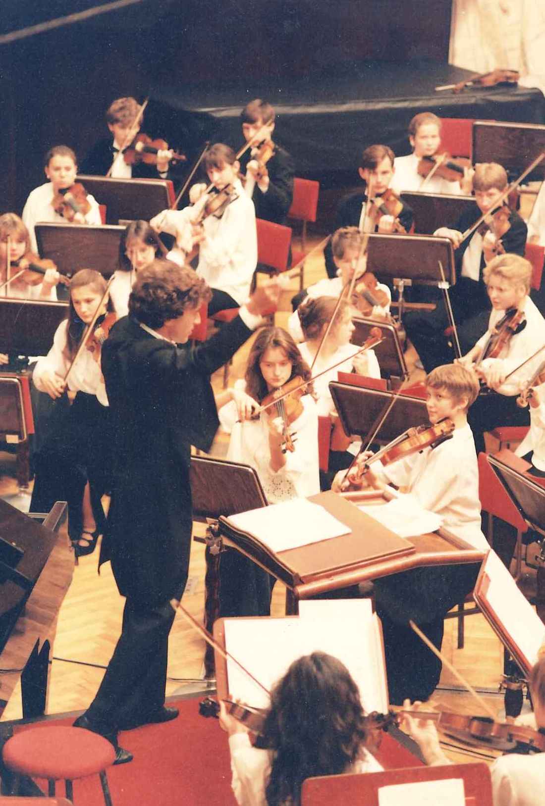 W trakcie koncertu w Filharmonii Narodowej